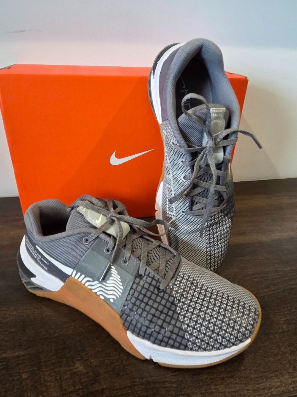 Nike Metcon 8 Shoes | Smoke Grey Gum | Men's size 10